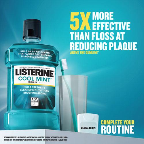 Listerine Mouthwash Teeth & Gum Defence Milder Taste Soft Mint 250 ml